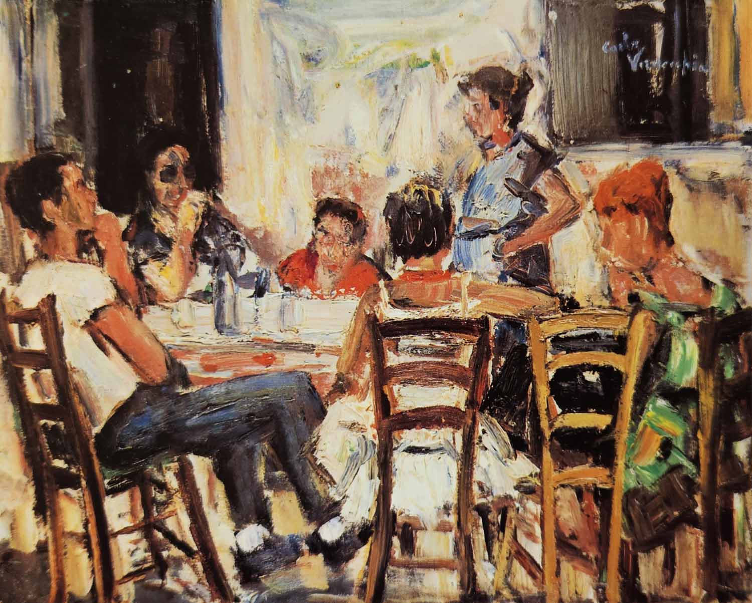 Conversazione a tavola