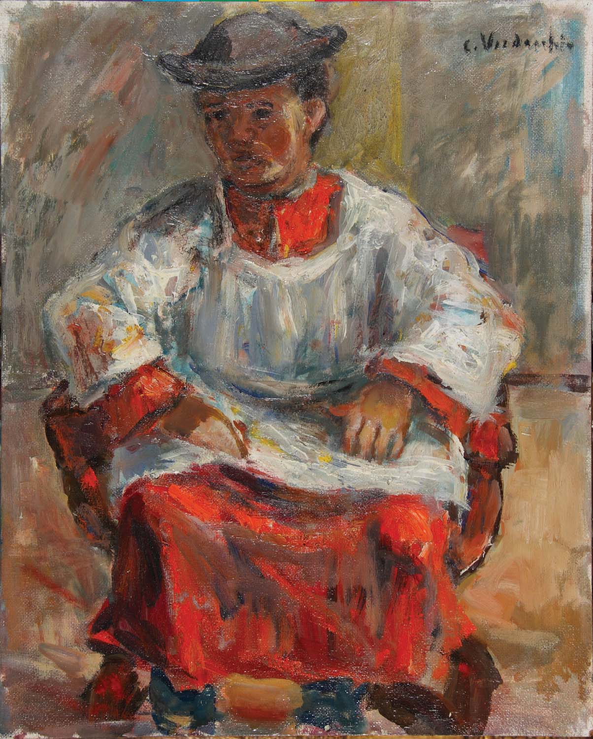 Chierichetto seduto