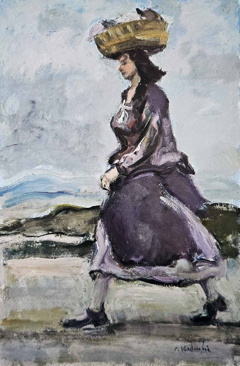 Contadina che cammina