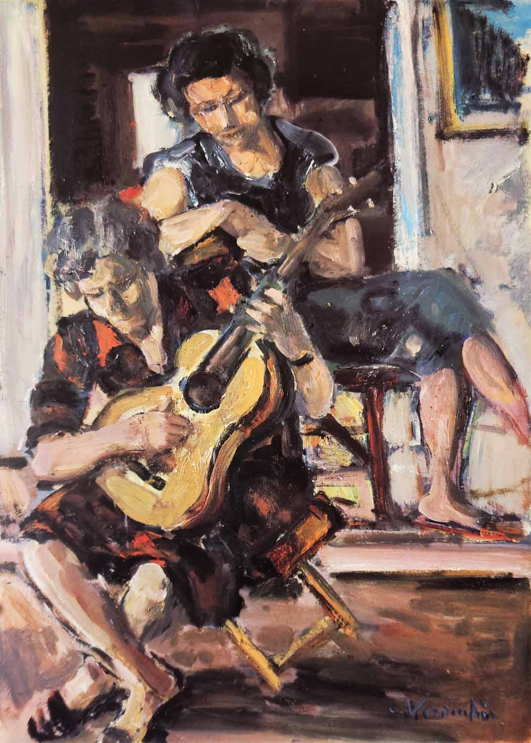 Donna con la chitarra