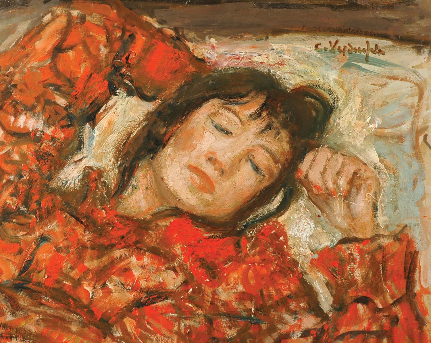 Figura di donna che riposa (Giovanna)