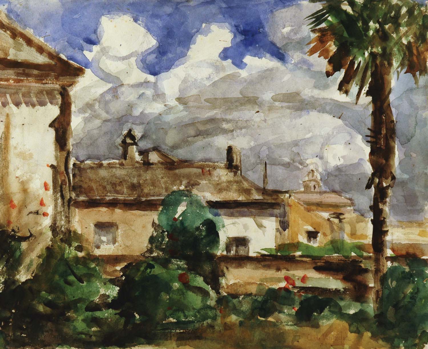 Giardino della casa di atri